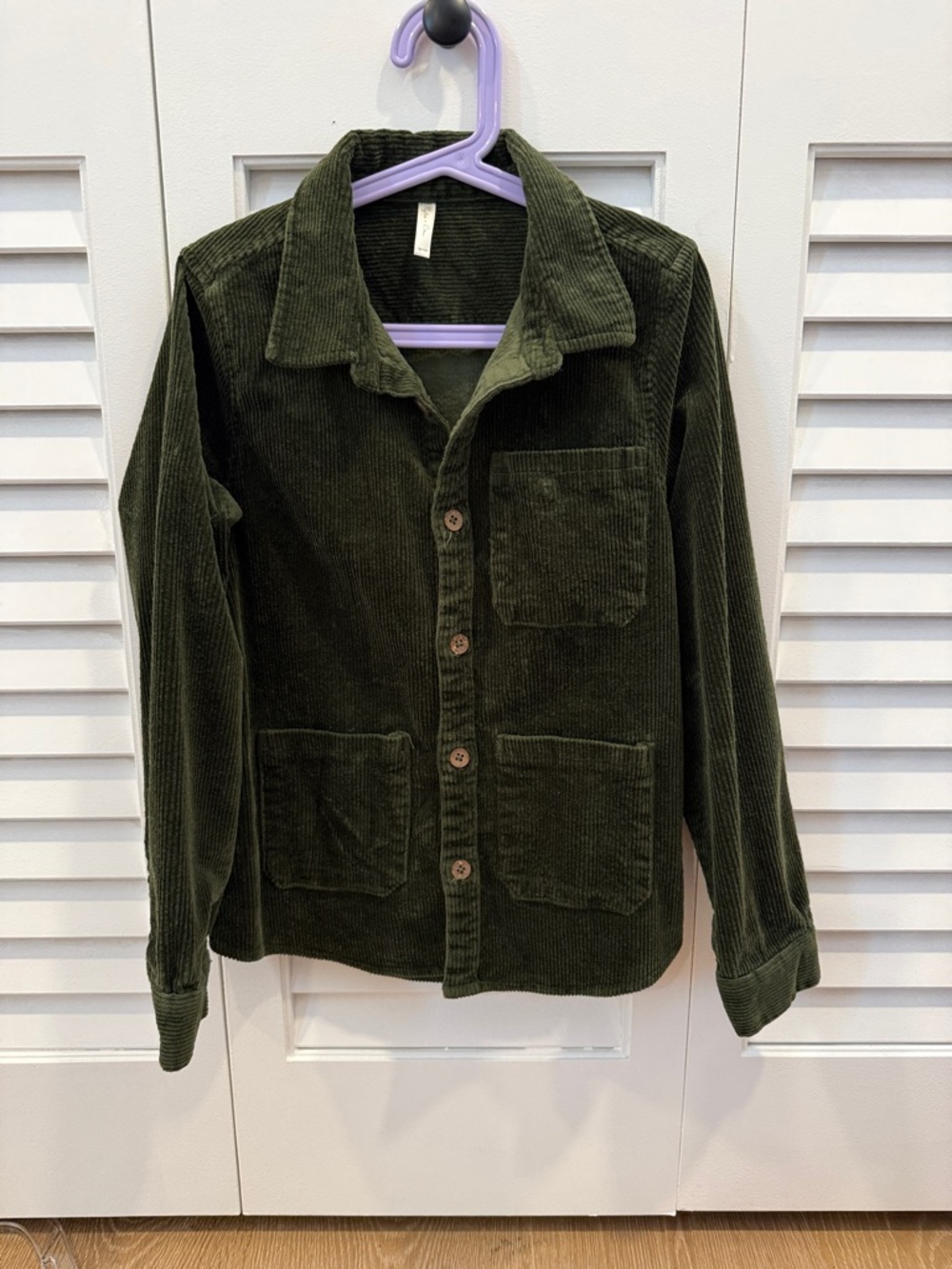 Rylee + Cru Olive Green Wide-Wale Corduroy Jacket